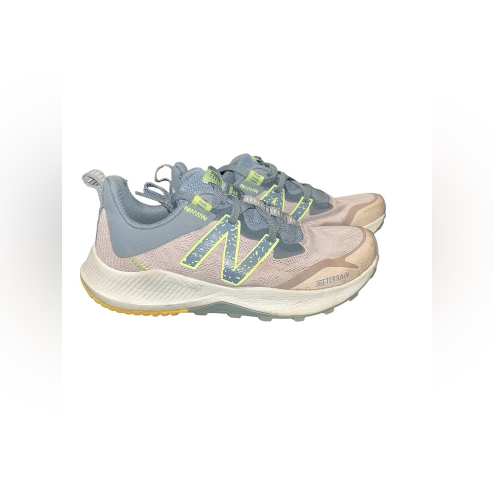 New Balance Gray and Green Sneakers